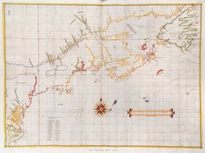 The Velasco Map, facsimile, 1610 